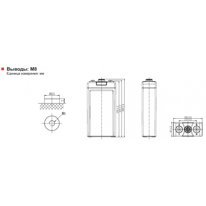 Аккумулятор Leoch LHR500W