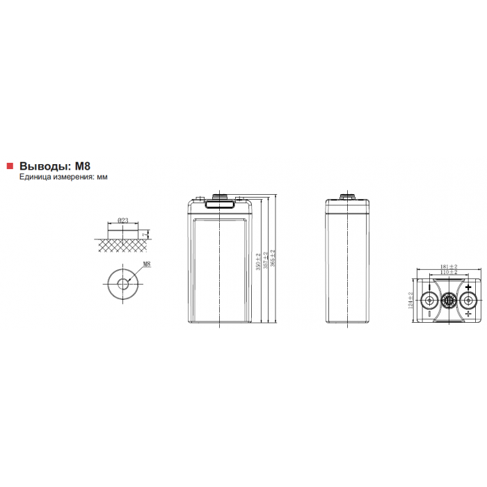Аккумулятор Leoch LHR950W
