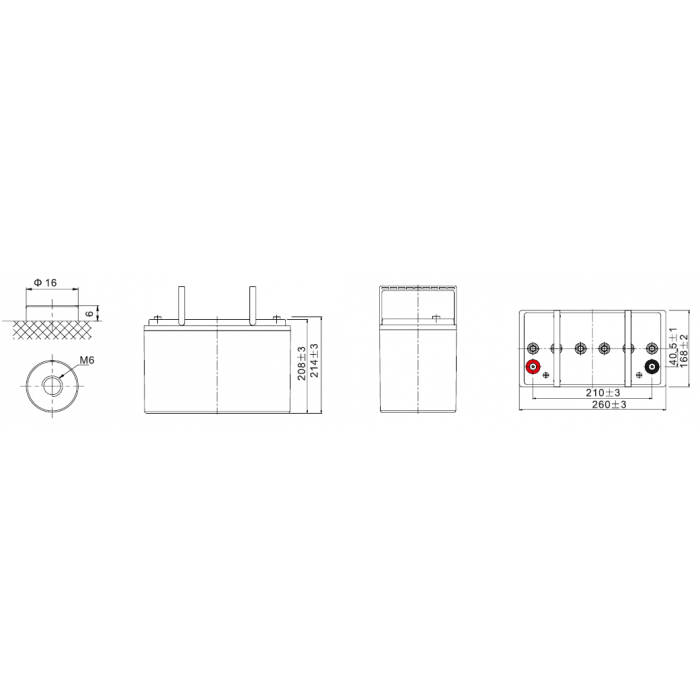 Аккумулятор Leoch LPCG12-70