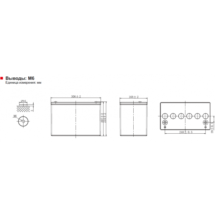 Аккумулятор Leoch PLX12-360