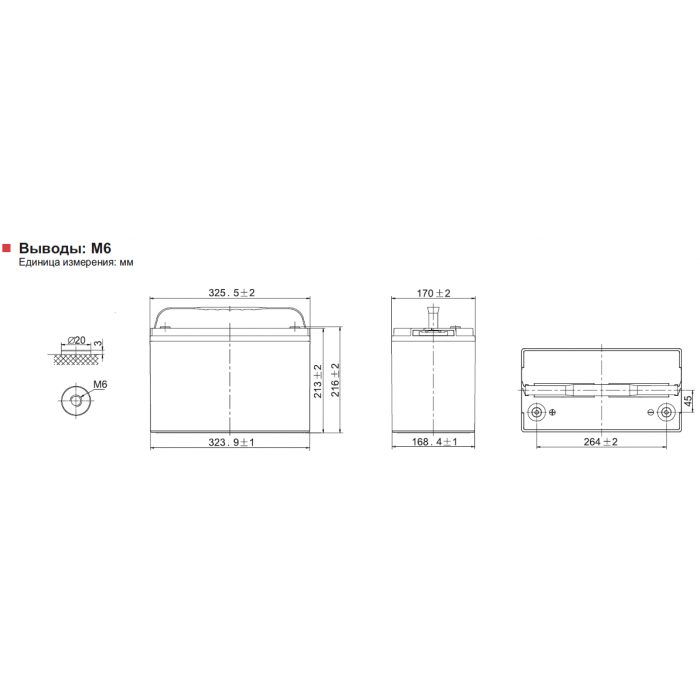 Аккумулятор Leoch XP12-400