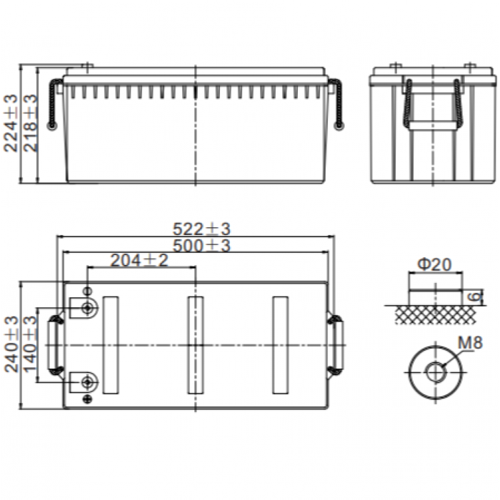 Аккумулятор Leoch LHR12690W