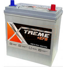 Аккумулятор XTREME +EFB 50B19L 45R обрат. пол. тонкие клеммы 400A 187x129x220
