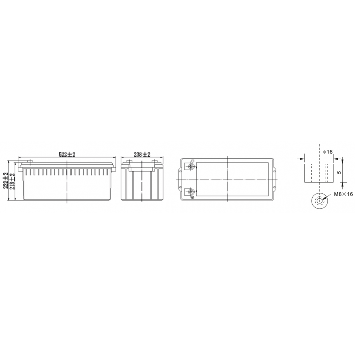 Аккумулятор WBR MB200-12