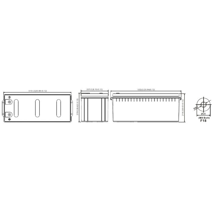 Аккумулятор WBR HRL12730W