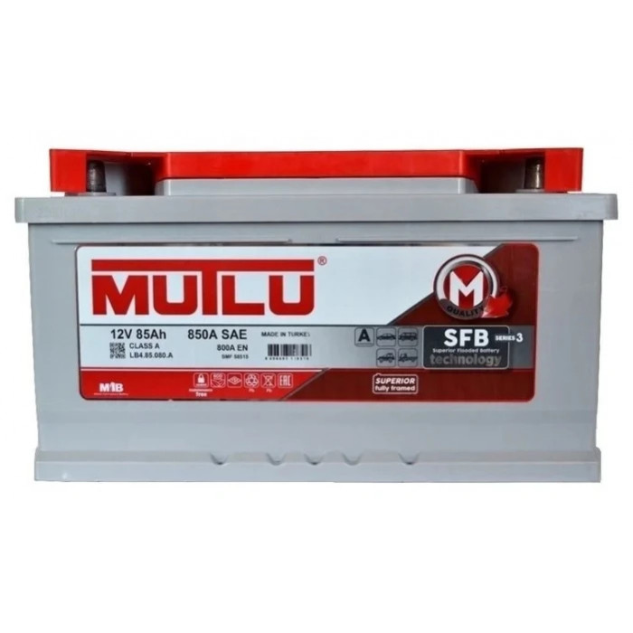 Аккумулятор Mutlu SFB M3 85R обр. пол. 800A 315x175x175 (LB4.85.080.A)