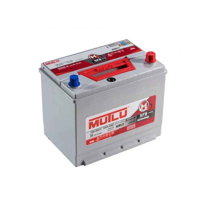 Аккумулятор Mutlu Asia SFB M3 80R обр. пол. 720A 260x173x225 (95D26FL)