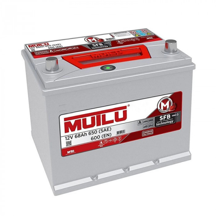 Аккумулятор Mutlu Asia SFB M3 68R обр. пол. 600A 232x173x220