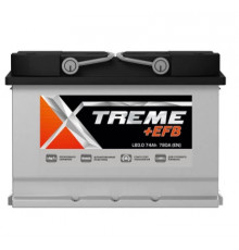 Аккумулятор XTREME +EFB LB3 74R обр. пол. низкий 780A 278x175x175