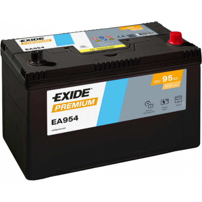 Аккумулятор EXIDE Premium EA954 D31 95R обр. пол. 800A 306x173x220