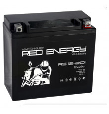 Аккумулятор Мото Red Energy RS12201 20Ач 270A обр. пол. 180х87х153 (YTX20L-BS, YTX20HL-BS)
