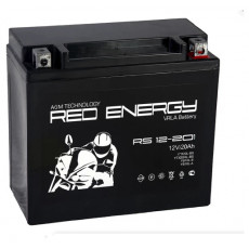 Аккумулятор Мото Red Energy RS12201 20Ач 270A обр. пол. 180х87х153 (YTX20L-BS, YTX20HL-BS)