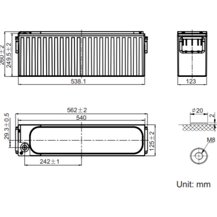 Аккумулятор Leoch PLC150FT
