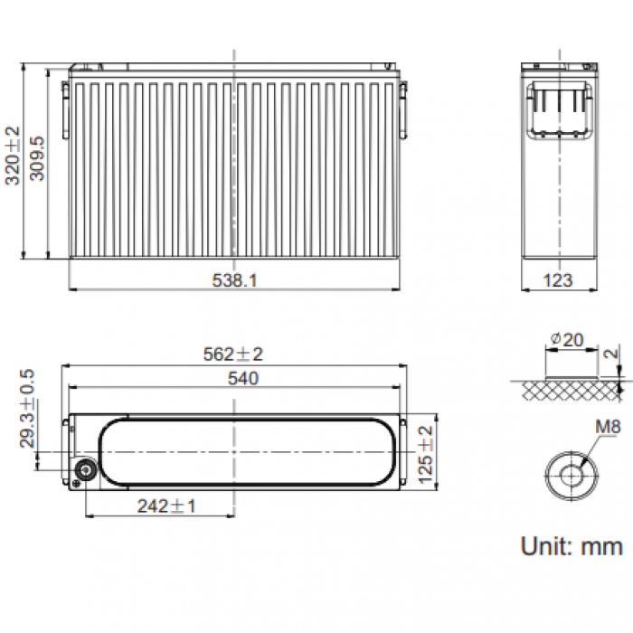 Аккумулятор Leoch PLC190FT
