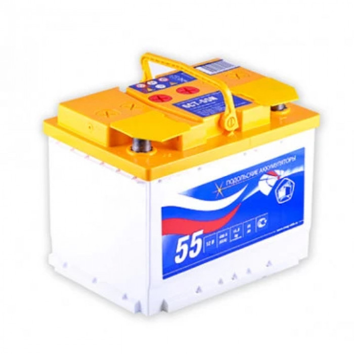 Аккумулятор ПАЗ 55L прям. пол. 450A 242х175х190