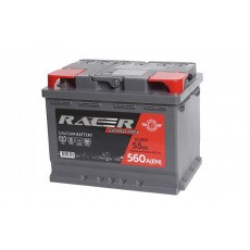 Аккумулятор RACER Grand Prix (АКОМ) 55L прям. пол. 560A 242x175x190
