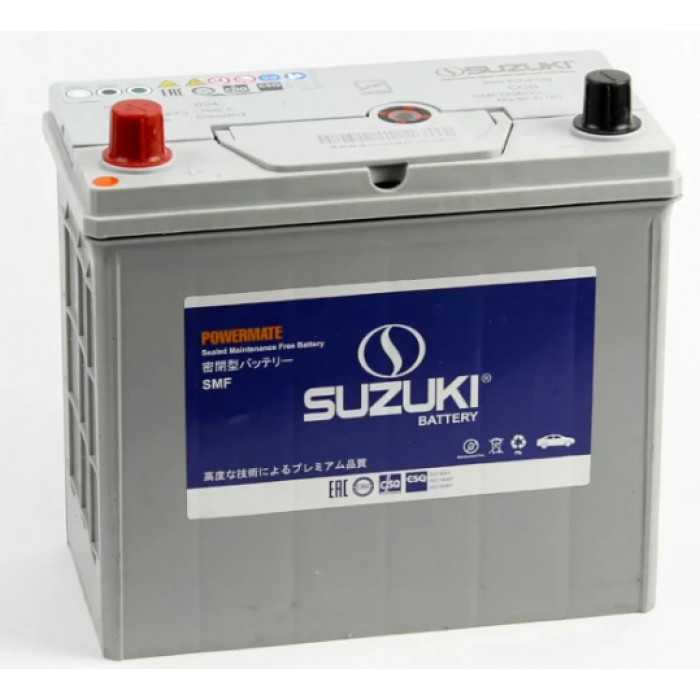 Аккумулятор SUZUKI 50B24RS 45L прям. пол. 380A 238x129x227