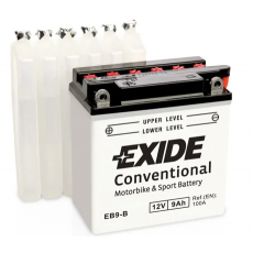 Аккумулятор EXIDE CONVENTIONAL EB9B 9Ач 100A прям. пол. 139X75X135