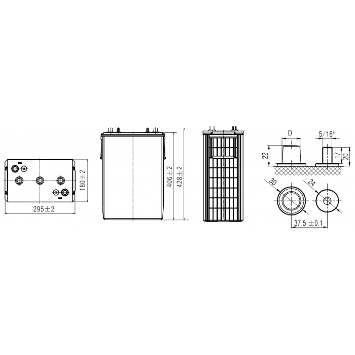 Аккумулятор WBR EVX6-400C