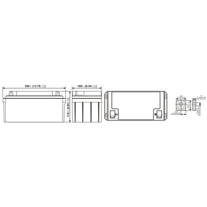 Аккумулятор WBR EVX65-12G
