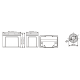 Аккумулятор WBR EVX75-12NG
