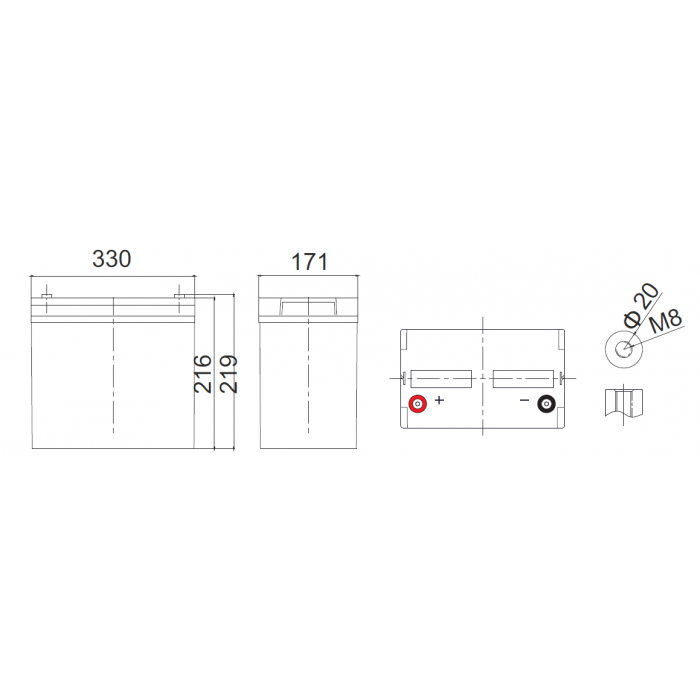 Аккумулятор WBR GPC12-105K