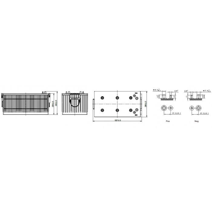 Аккумулятор WBR GPC12-285-2