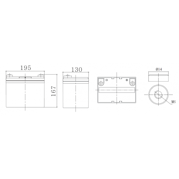 Аккумулятор WBR GPC12-34K