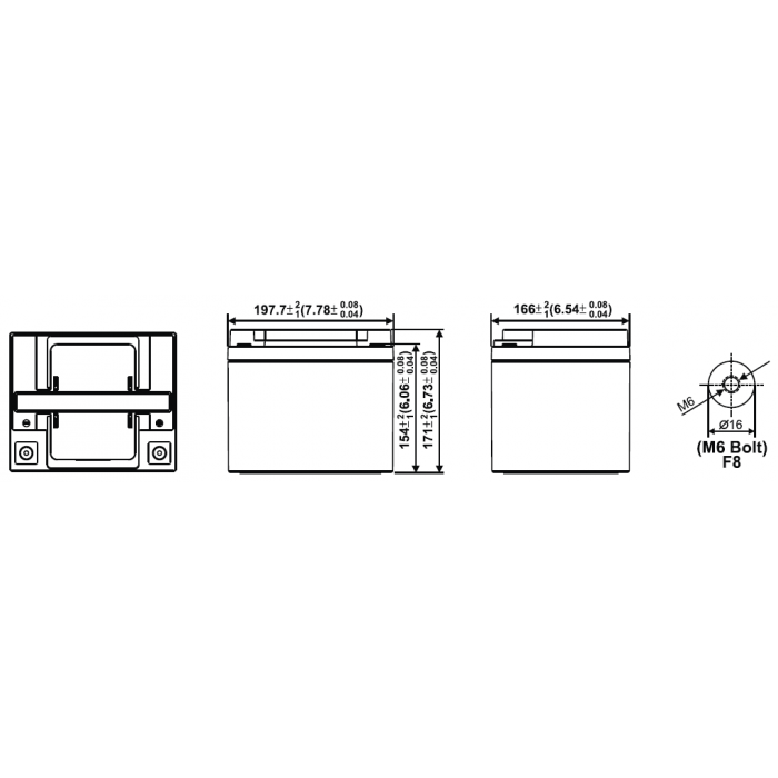 Аккумулятор WBR HRL12160W