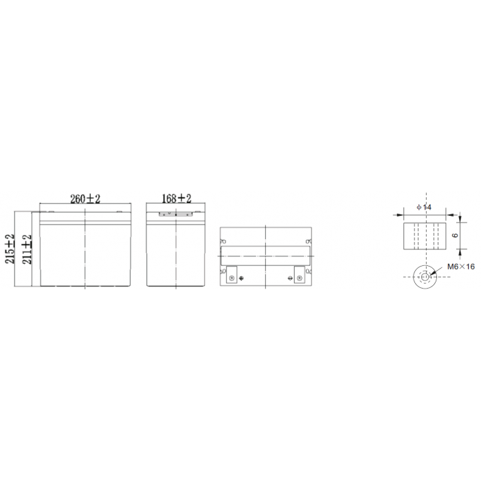 Аккумулятор WBR HTL12-80