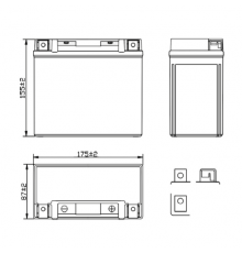 Аккумулятор WBR MT12-20-B MF