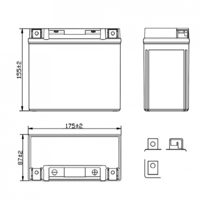 Аккумулятор WBR MT12-20-B MF