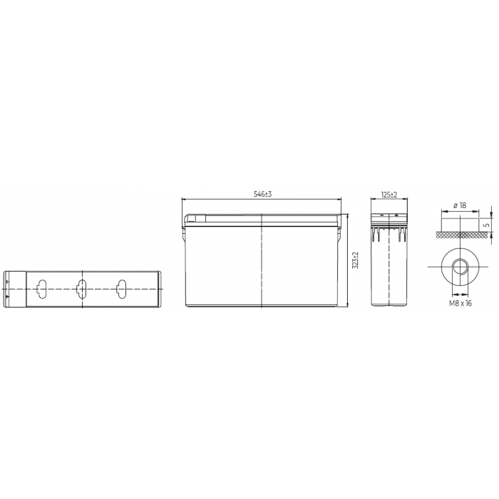 Аккумулятор WBR TPL122000