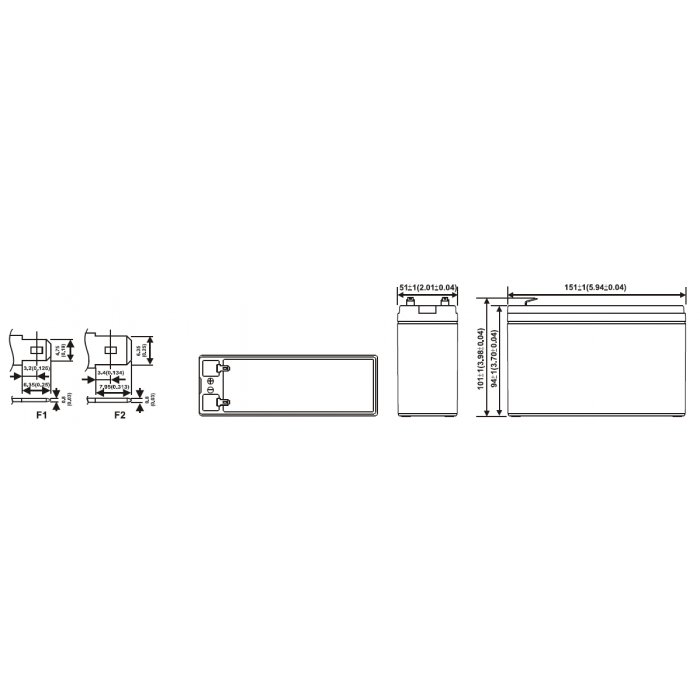 Аккумулятор WBR UPS123606
