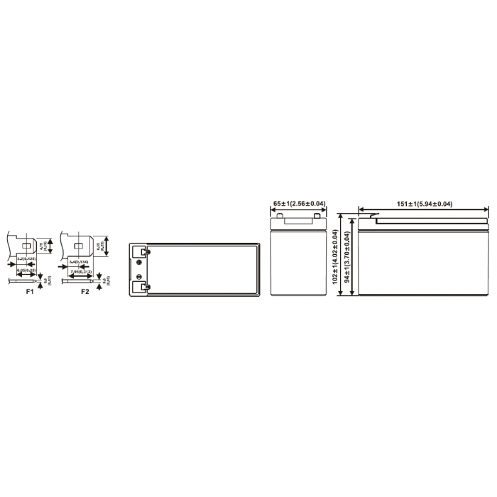 Аккумулятор WBR UPS12460