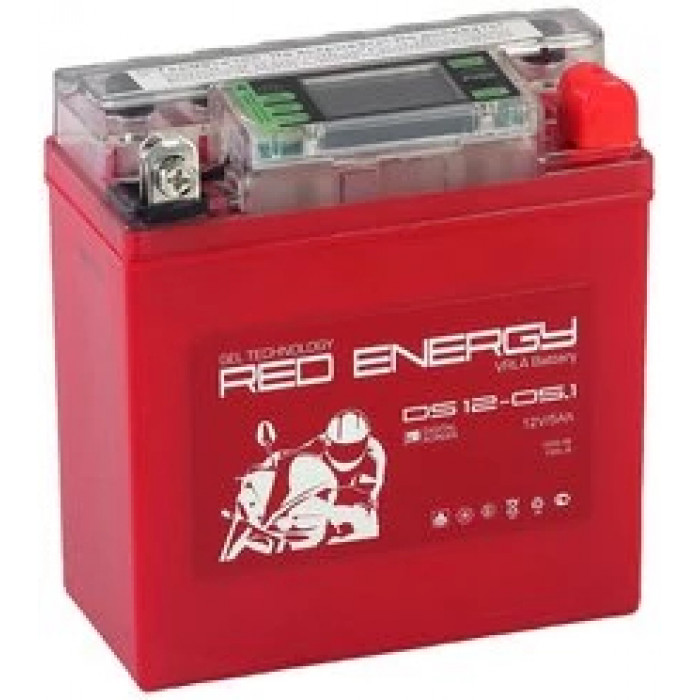 Аккумулятор Мото Red Energy DS1205.1 5Ач 70A обр. пол. 120х61х129 (YB5L-B, 12N5-3B)