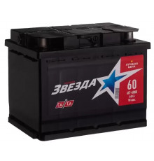 Аккумулятор РУССКАЯ ЗВЕЗДА 60L прям. пол. 460А 242х175х190