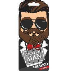 Ароматизатор Территория Мужчин пропитанный пластинка (ТМ Gentleman) Ваниль Freshco AR1TM070