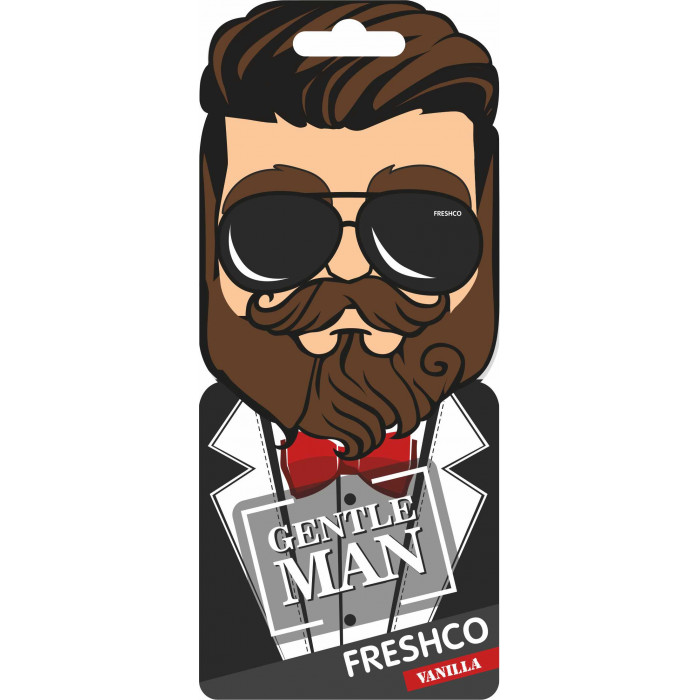 Ароматизатор Территория Мужчин пропитанный пластинка (ТМ Gentleman) Ваниль Freshco AR1TM070