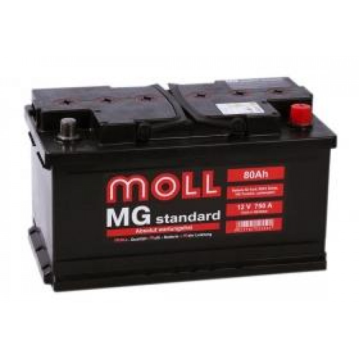 Аккумулятор Moll MG Standard 80 SR 750A 315x175x175