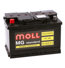Аккумулятор Moll MG Standard 75L 720A 276x175x190
