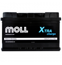 Аккумулятор Moll X-TRA charge 74 Ач 700A обр. пол. (278x175x175) 84074