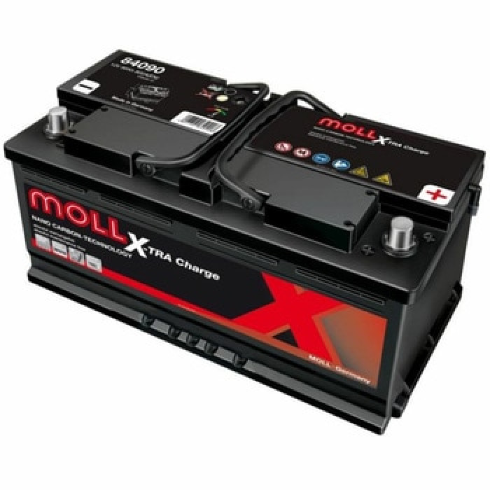Аккумулятор Moll X-TRA charge 90 Ач 800A обр. пол. (353x175x175) 84090
