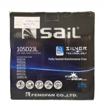 Аккумулятор SAIL 105D23L 70 Ач 580A обр. пол. (227x173x225)