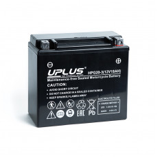 Аккумулятор Uplus HPG20-3 12V 18Ah 270А обр. пол. (175x87x155) Nano GEL