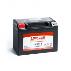 Аккумулятор Uplus MX9-4 12V 8Ah 120А прям. пол. (150x87x105) Power Sport