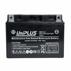 Аккумулятор Uplus EBZ12-4-1 12V 11Ah 210А прям.пол. (150x88x110) Super Start AGM
