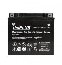 Аккумулятор Uplus EB20H-4 12V 18Ah 310А обр.пол. (175x87x155) Super Start AGM YTX20L-BS