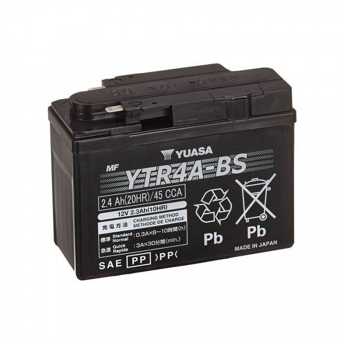 Аккумулятор Yuasa YTR4A-BS - 2.3 Ач 25A (113x48x85)