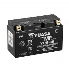 Аккумулятор Yuasa YT7B-BS - 6.8 Ач 110А (150x64x93) прям. пол. AGM сухозаряж.